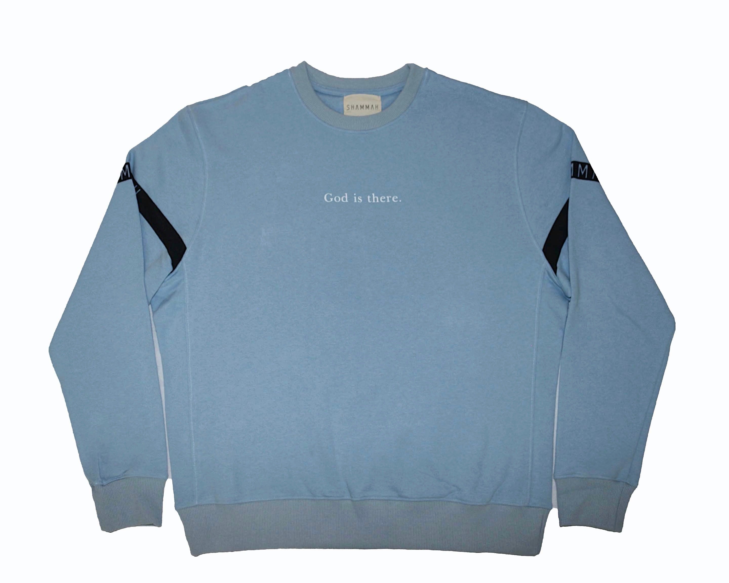 Vintage Blue Crewneck – Shammahclothing