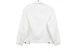 Snow-White Denim Jacket