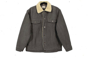 Men's Sherpa Corduroy Jacket Grey