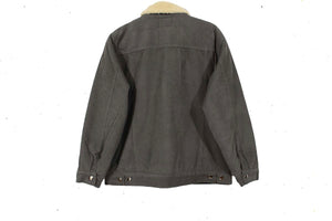 Men's Sherpa Corduroy Jacket Grey